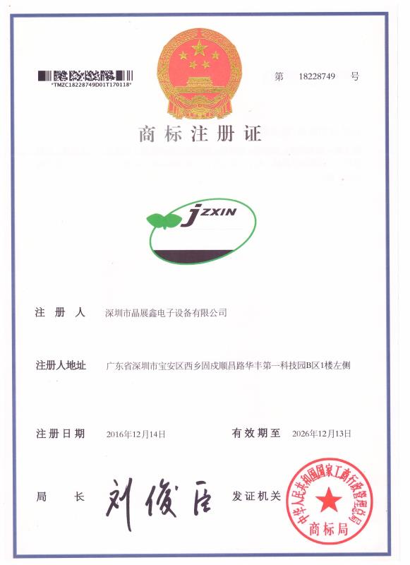 商标证书